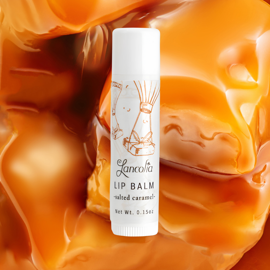 salted caramel moisturizing lip balm for dry lips lancolia